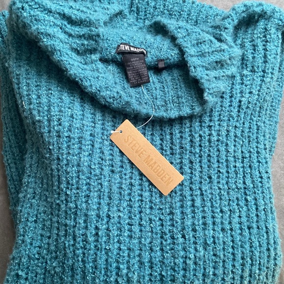 Steve Madden NWT teal poncho - Picture 8 of 9